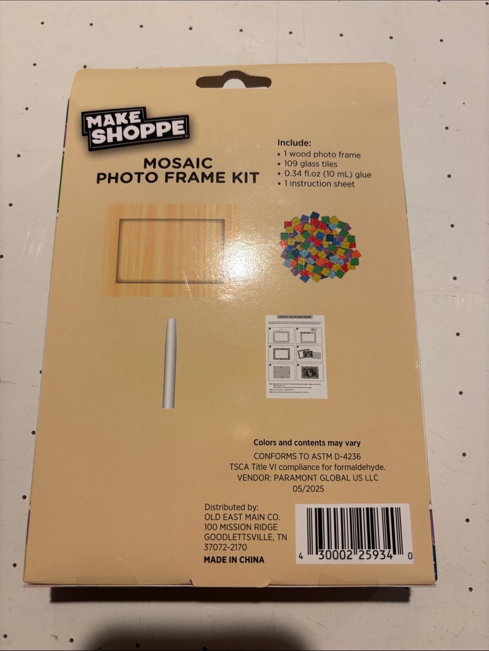 Mosaic Photo Frame Kit - Multicolor - Picture 2 of 2